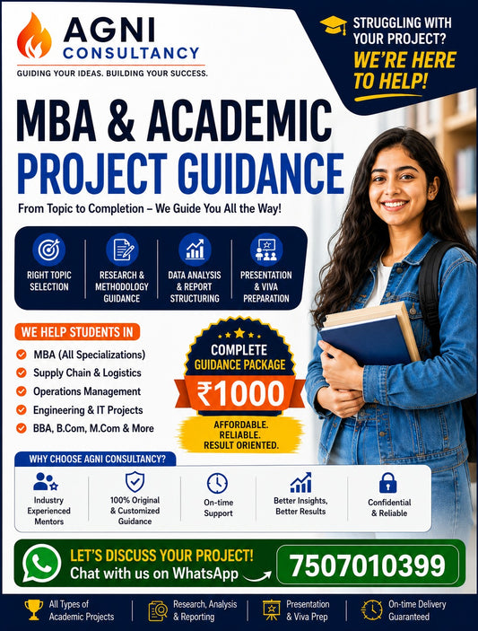 Industry-Aligned Capstone & Research Project Guidance